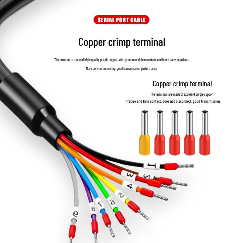 ZONWAN Industrial DB9 Serial Female Connector Cable