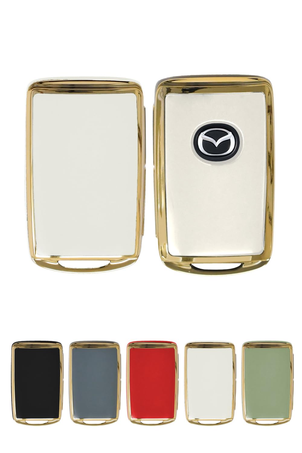 

[shizukawill] DriveLife Smart Key Case, Mazda Key Case, Key Chain, Car Smart Key, , white Mazda (MA27) белый