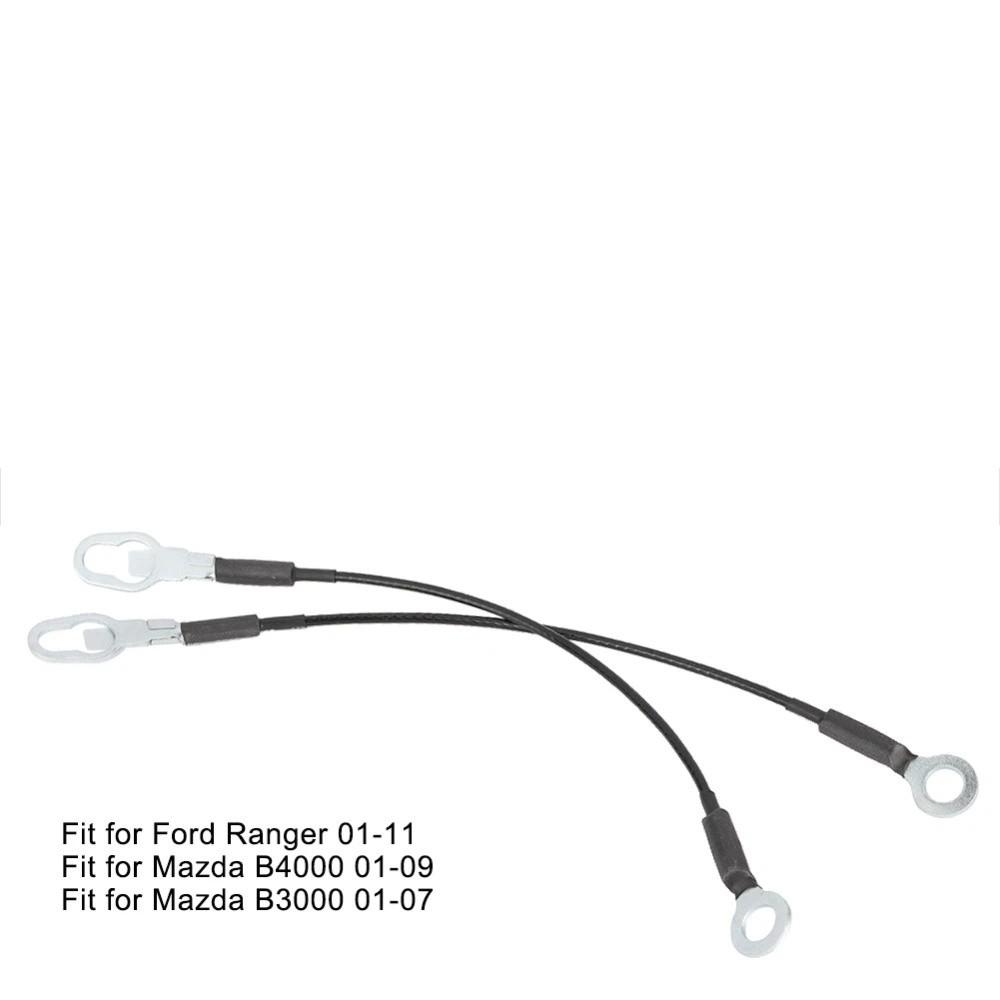 2PCS Steel Wire Tailgate Release Cable for Ford Ranger 01-11/Mazda B4000 01-09/Mazda B3000 01-07