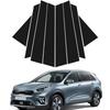 For Kia Niro 2016 2017-2022 Glossy Black Pillar Posts Door Window Trim Cover Car Exterior Moulding Stickers Auto Decal