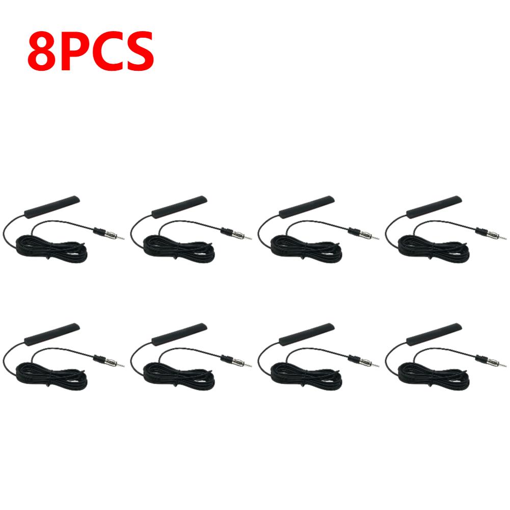 DC5-12V Car Interior Hidden Amplified Antenna Car Electronic Radio Antenna 85-860Mhz Car Radio Patch Aerial for Car Truck