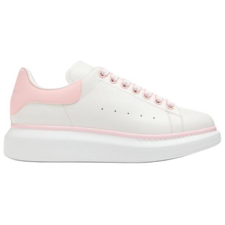 (WMNS) Alexander McQueen Wedge Sole Sneakers 'White and Ice Pink' Women's 718139WIEEP8761