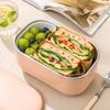 110V/220V/12V Electric Water Free Rice Cooker Car Lunch Heating Constant Temperature Bento Box Food Warmer 1L