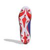 Adidas Predator Club FxG Soccer Unisex Lucid Red Size Cleats, Adult, NIR98, Blue/Footwear White/Solar (IF6344), 26.5cm