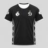 Dynamo Moscow Fan Away Football Jersey Men Short‑Sleeve Black Soccer