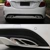 Exhaust Pipe Mufflers Cover Auto Rear Cylinder Exhaust Pipe Cover 1 Pair