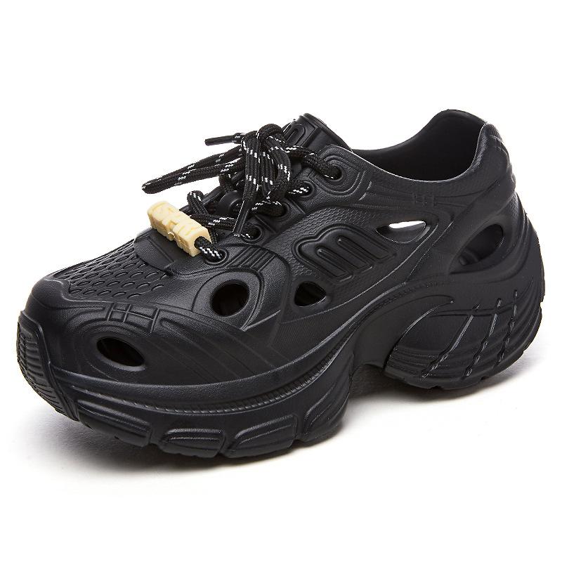 

Босоножки Женские Летние Туфли на Подошве ЕВА Мягкая Подошва Повседневная Обувь Модная Обувь на Высокой Платформе Дышащие Женские Шлепанцы 40-41