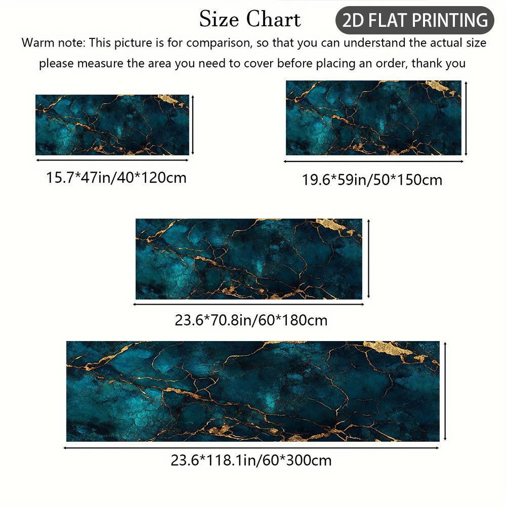 1Pcs Light Luxury Easy Non-Slip Washable Area Rug Runner for Entryway, Living Room, Bedroom & Patio