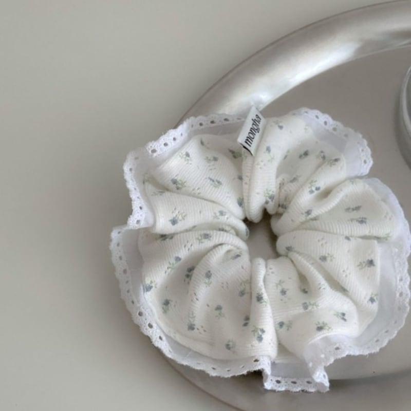 Mongha studio Haargummi - Ösenblume (Weiß)