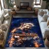 Messi 379 Personalized Name Area Rug Design for Entryway Decorate room Hallway Foyer Anti-slip Rug Anime Office Decor