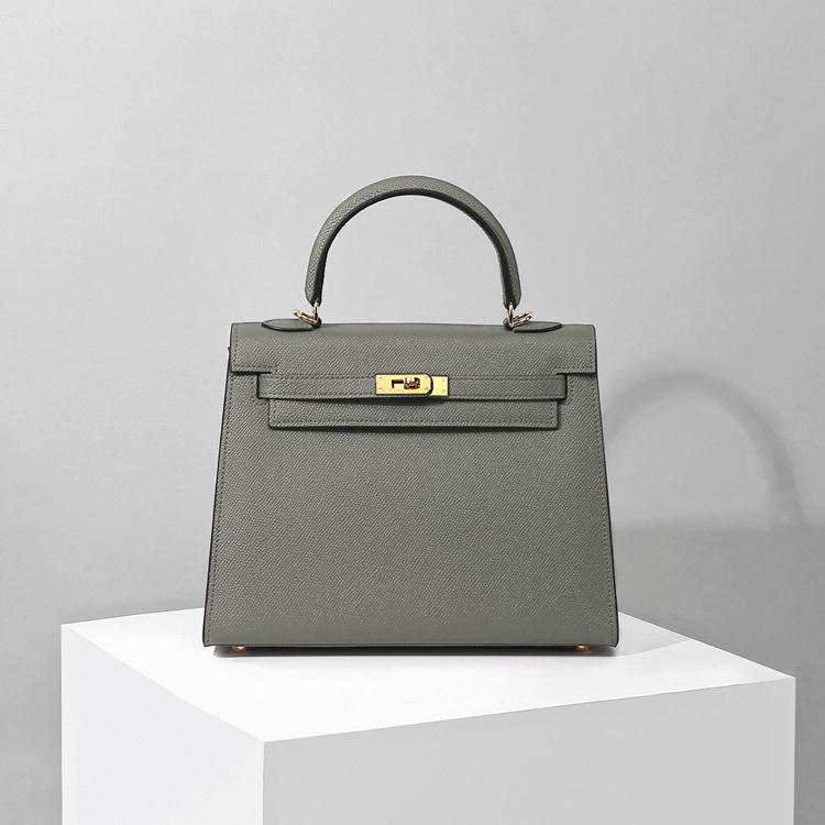 2025 Echtleder Cross-Border Paket Vorteilspaket Handheld Seil Rindsleder Mode Minimalistische Handtasche Einzelner Lederriemen Paket Tasche Paket