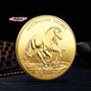 M-2026 Zodiac Year Of The Horse Commemorative Coin 3D Embossed Chinese Lucky Animal Horse Commemorative Coin Collection Gift