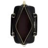 Coach Rowan 25 Logo Zip Closure Crossgrain Leather Shoulder Crossbody Tote Bag Medium Women Handbags Black CV403-IMBLK
