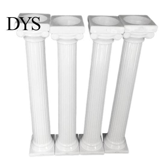 Fondant Support Mold 4Pcs/Set Cake Rods Non-stick Reusable Plastic Delicate Baking Tool Standing Grecian Pillars Gathering Supplies Rod