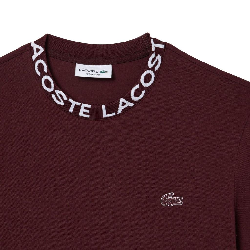 Lacoste Mens Pique Jacquard T-Shirt