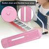IRIN Melodic Cassette 32 Key Wind Instrument Pianica Melodica Piano Style Portable with Carrying Perfect for Beginners and Pink Bag, Practice,