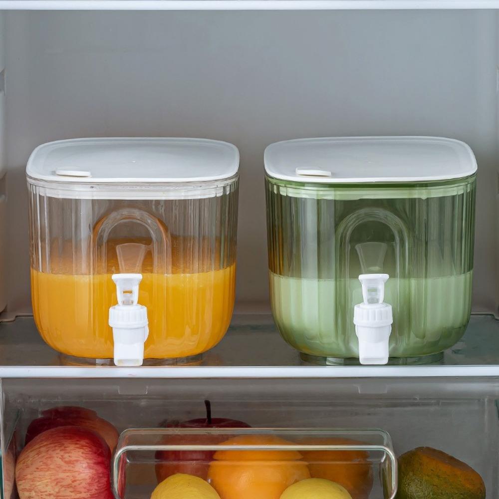 with Faucet Kettle Cold Water Bottle High-capacity Fridge Can for Drink Drinkware