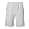 Summer Men's Cotton Linen Shorts Solid Color Linen Pants Men's Summer Breathable Fitness Street Wear