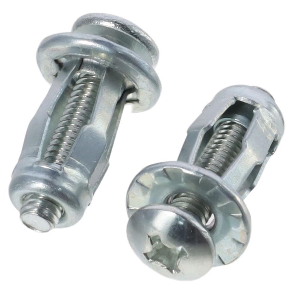12Pcs M4 X 20 Jack Nuts  Petal Screw Anchors Petal Nuts  Hollow Wall Iron Skin Line