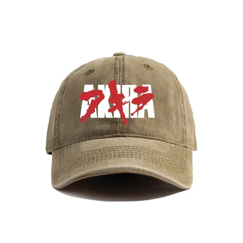 2025 Sommer Akira Baseballkappe Distressed Hüte Anime Japanische Kappe Unisex Retro Outdoor Sommer Verstellbar Papa Hut Mode