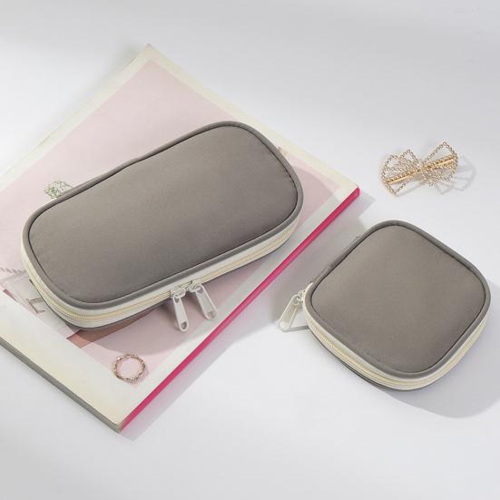 Schmucktasche Chinesisches Design Kompakter Reise-Schmuckorganisator Weiches Material Kleine Große Größen Ring Ohrringe Halsketten Schmuckbeutel