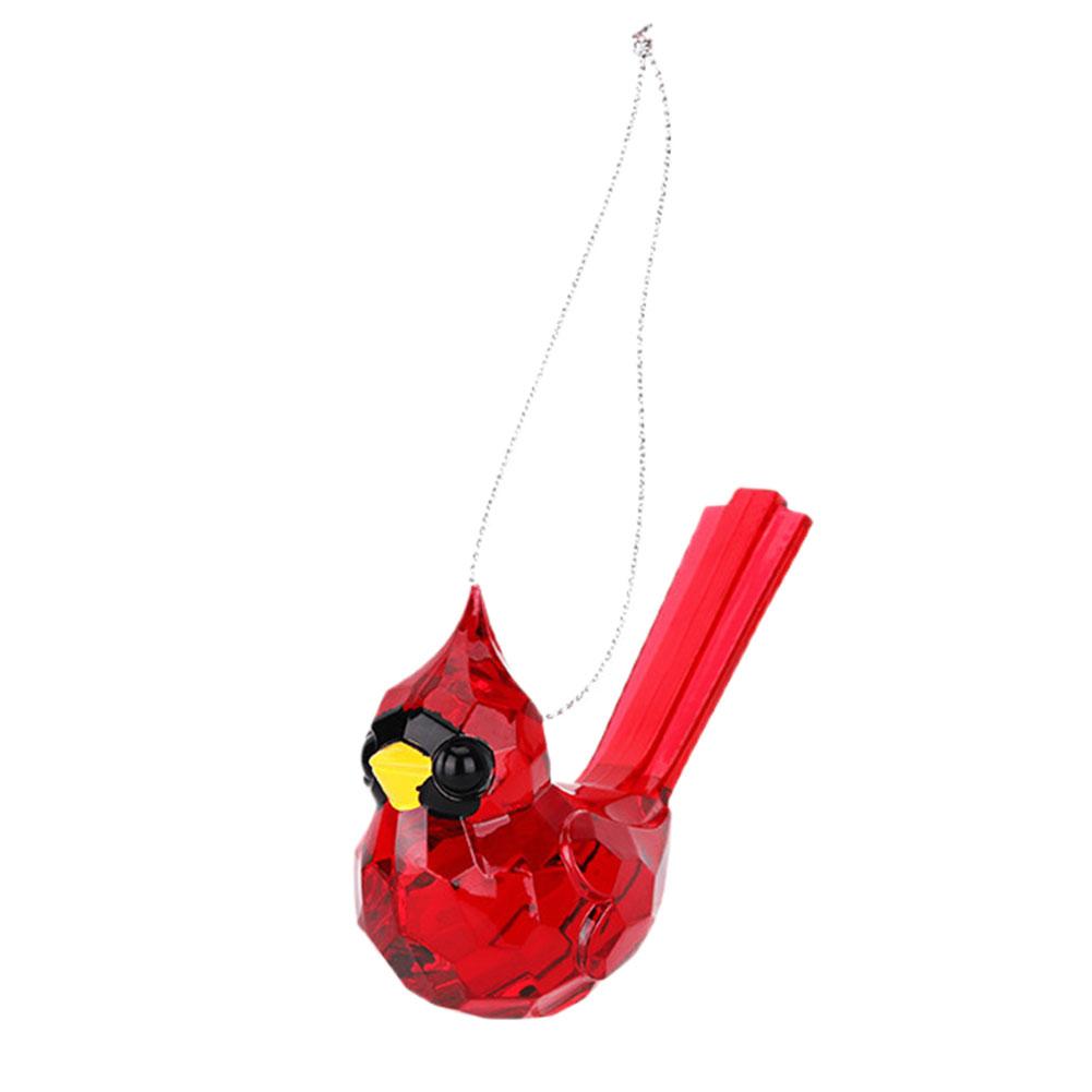 Durable Acrylic Christmas Red Bird Model Ornaments Hanging Pendant For Christmas Tree Wedding Holiday Home Party