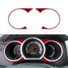 Red Speedometer Frame Trim Cover Decor Carbon Fiber For Toyota Tacoma 2012-2015