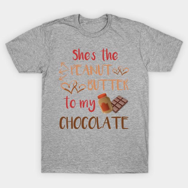 

Unisex Fashion TShirt Chocolate And Peanut Butter Couples Shirt For Him Print TShirt Plus Size S-5XL T-Shirt 100%Cotton Tops O Neck Short Sleeve Tees XL сірий колір