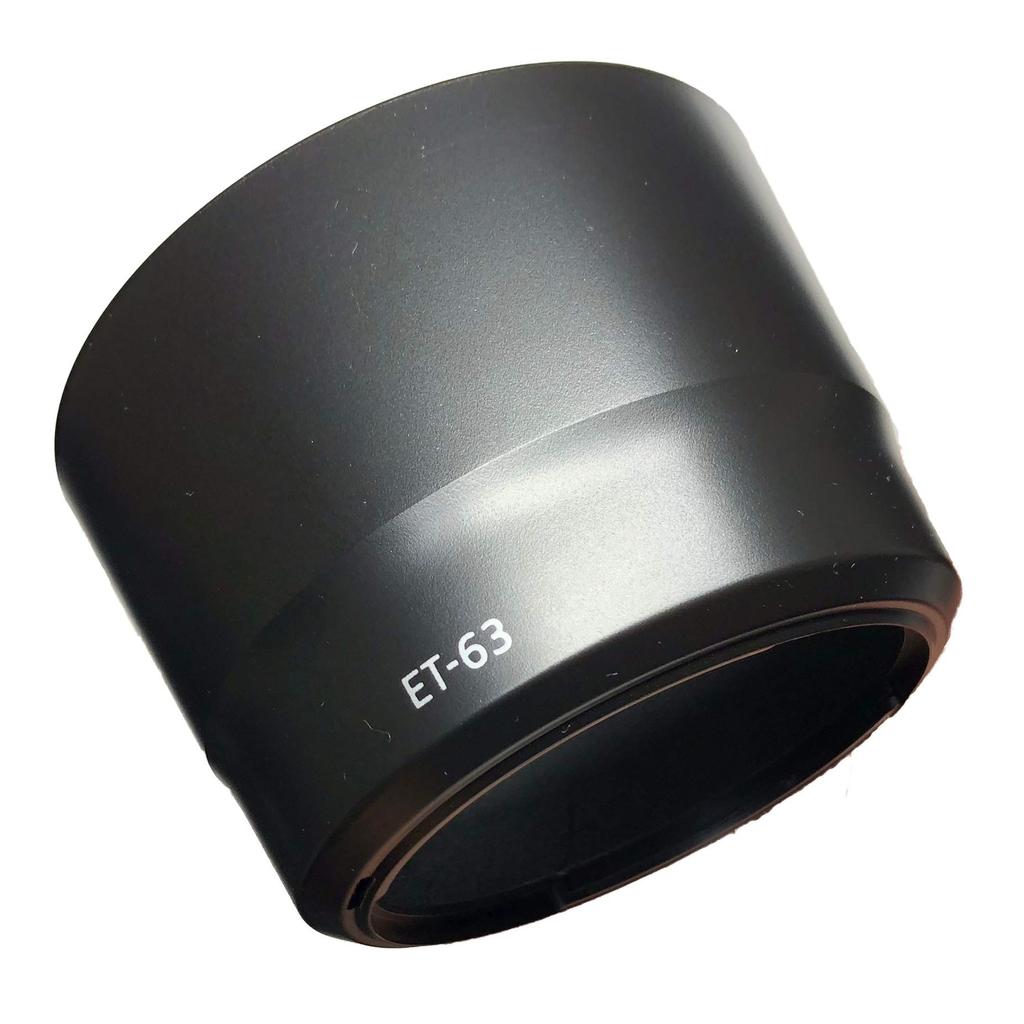 Canon Compatible Lens Hood for EOS Kiss and 70D Double Zoom Lens Kit X10, X9i, X9, X8i, X7i, 9000D, 8000D, 80D, [EW-63C & ET-63 2-Piece Set]