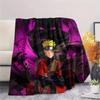Naruto  Print Flannel Blanket, High quality Comfortable for All Seasons, Home Decor, Warmth and Comfort