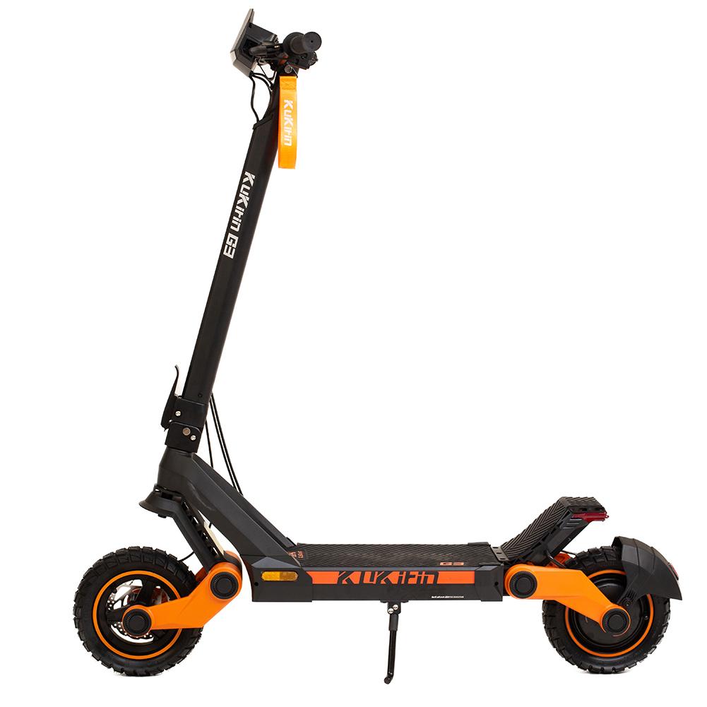 KuKirin G3 10-Zoll Elektroroller, 1200W Motor, faltbar, 52V 18AH Akku, maximale Reichweite von 63 km, maximale Tragfähigkeit von 120 kg, schwarz