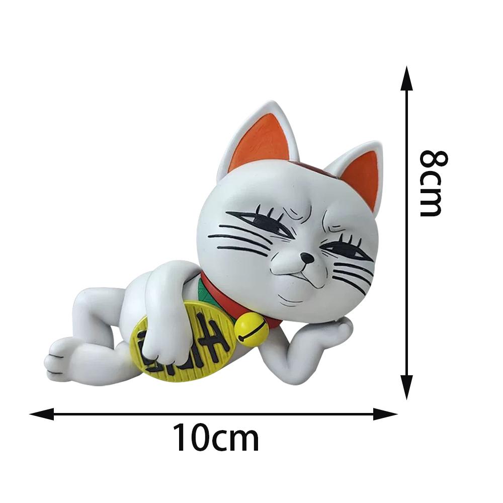 

Anime Highway Granny Action Fortune Cat Model Toys Car Gifts Q figure cute edition accessories statue Articulated Poseable Detailed Movable Scale 8CM