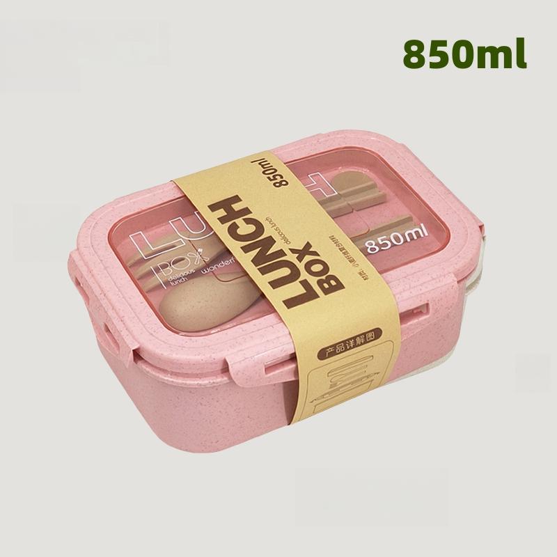 Wheat Straw Lunch Box Healthy BPA Free Bento Boxes Microwave Dinnerware Food Storage Container Soup Cup Lunch Box for Kids
