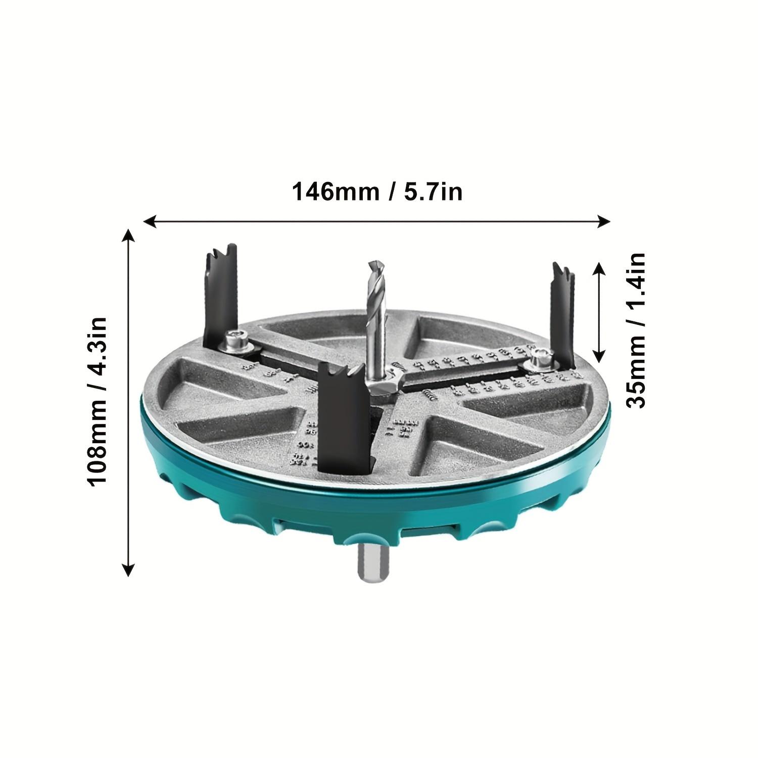 

Adjustable Round Hole Saw Tool, Adjustable Hole Saw Diameter 45mm-130mm Woodworking Tools Hole Opener
