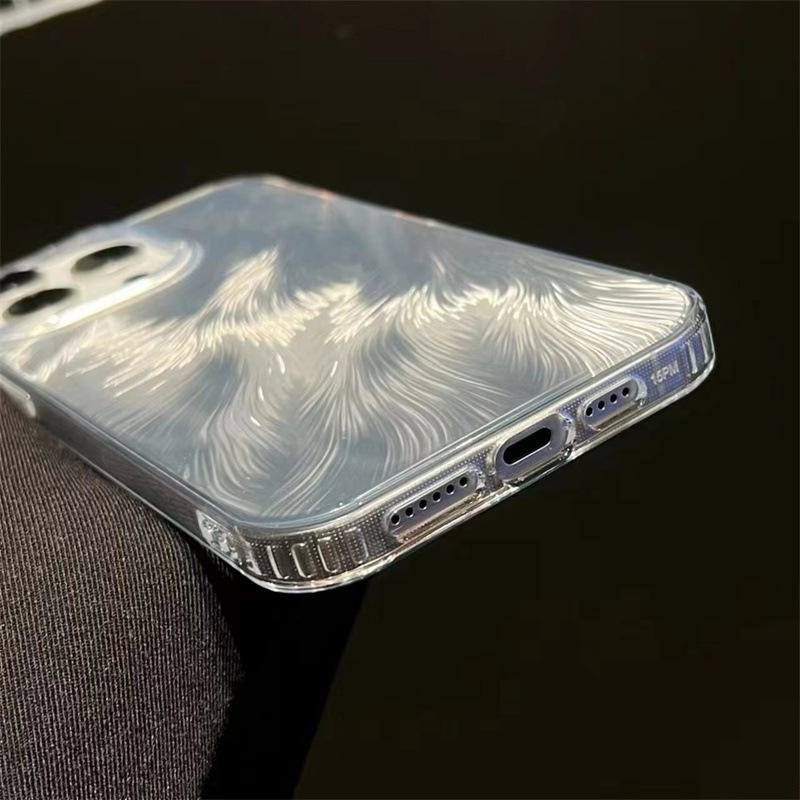 Luxury Soft Edge Gradient Color Phone Case for Apple iPhone 15 Pro Max, 14 Pro, 13, 12 - Anti-Fall Protection.