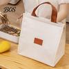 Easy Open Zipper Bag Insulated Lunch Leakproof Thermal Tote with And Handle Carrier Adult Waterproof Oxford Keeps Food Warm for Work Picnic