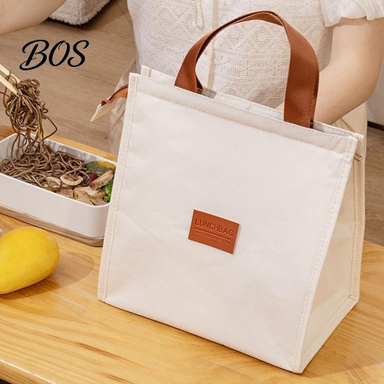 Easy Open Zipper Bag Insulated Lunch Leakproof Thermal Tote with And Handle Carrier Adult Waterproof Oxford Keeps Food Warm for Work Picnic