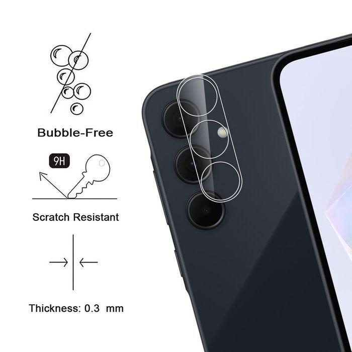 Skyddsfilm - Booling - för Samsung Galaxy A35 5G - Härdat glas - Reptålig - 2-pack