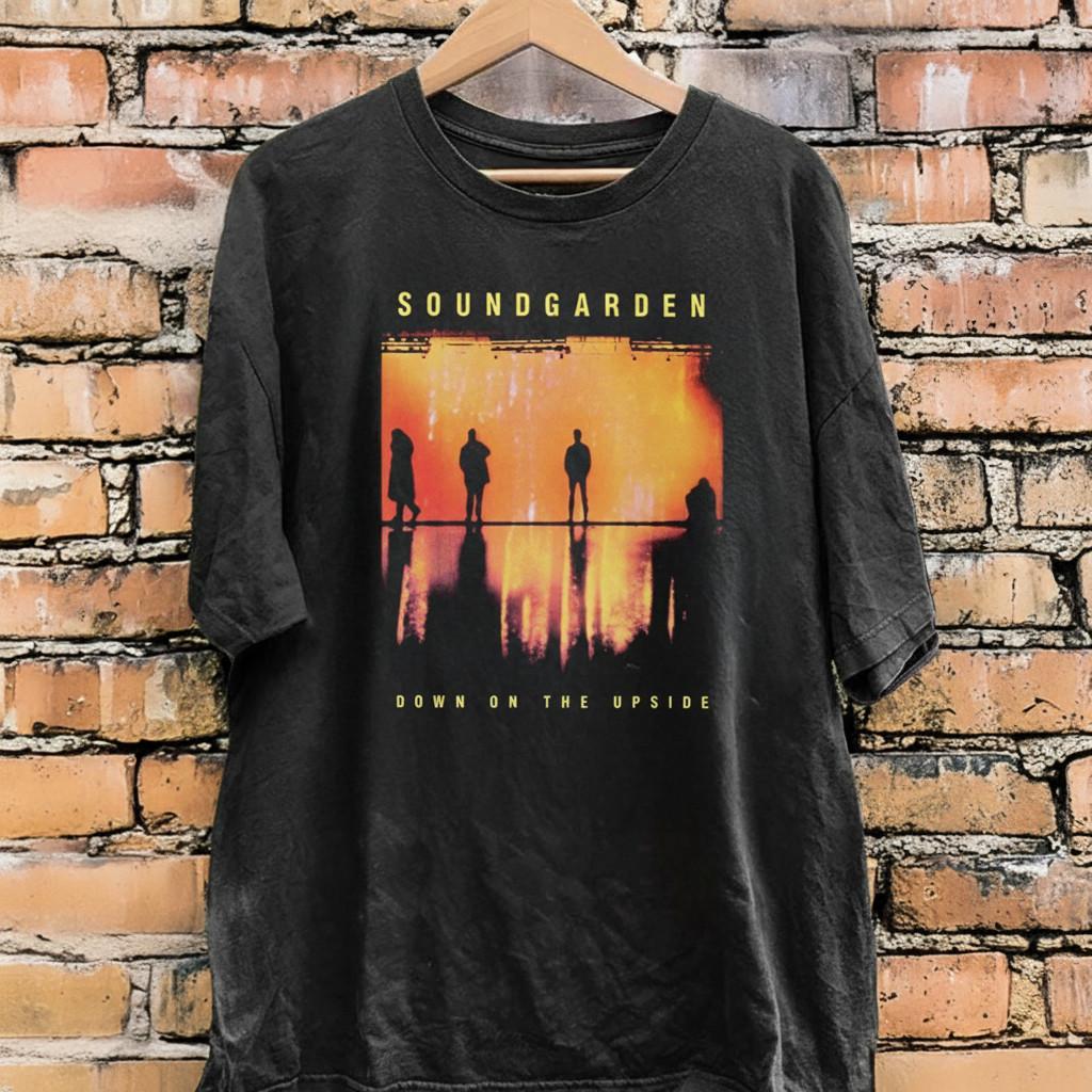 Soundgarden Vintage Stil T-Shirt Unisex Schwarz S-5XL Baumwolle Neu