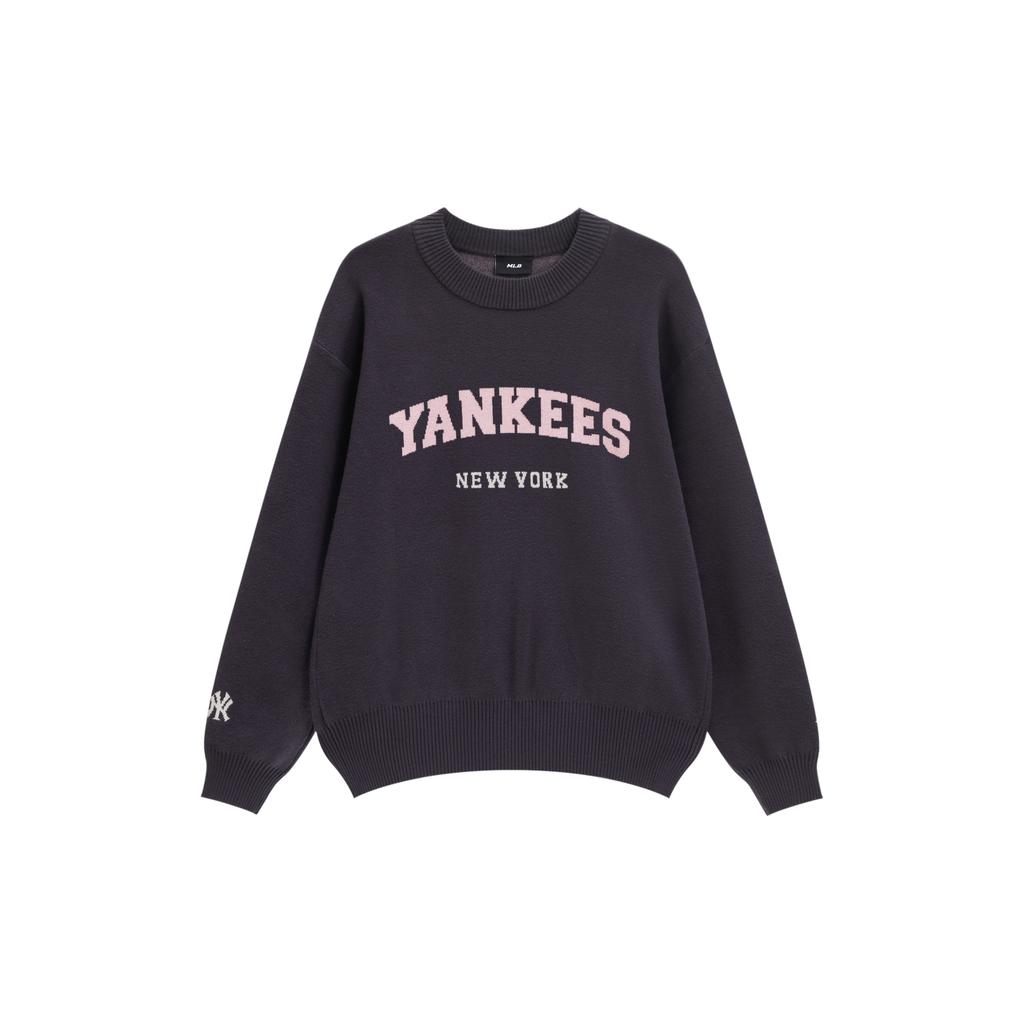 New MLB College Style Series Knitwear Unisex Dark Gray 3AKPV0134-50CGS