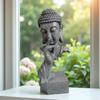 Resin Buddhas Statue Meditations Sculpture For Living Room Or Office Desktop Shelf Decoration Collectible Ornament Gift