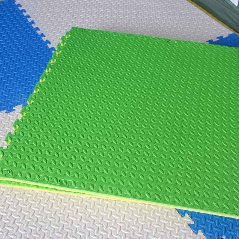 Foam Mat for Early Childhood Education, Kindergarten, and Dance Training - Leaf Pattern
