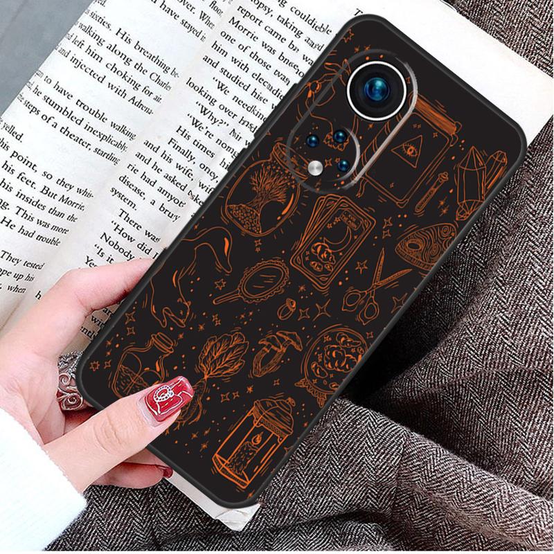 Girly Pastel Witch Goth Ouija Case For Honor Magic 5 6 7 8 Pro Honor Win RT X9d X9c X9b X9a X8c X8b 50 70 90 400 200 Lite