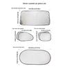 6 Pieces/Set Car Sunshade Windshield Covers Anti Snow Ice Window UV Protection Shield Reflective Sun Block Front Rear Back Side