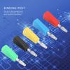 10pcs P3002 4mm Nickel Plated Speaker Banana Plug Connector Test Probe Binding Post