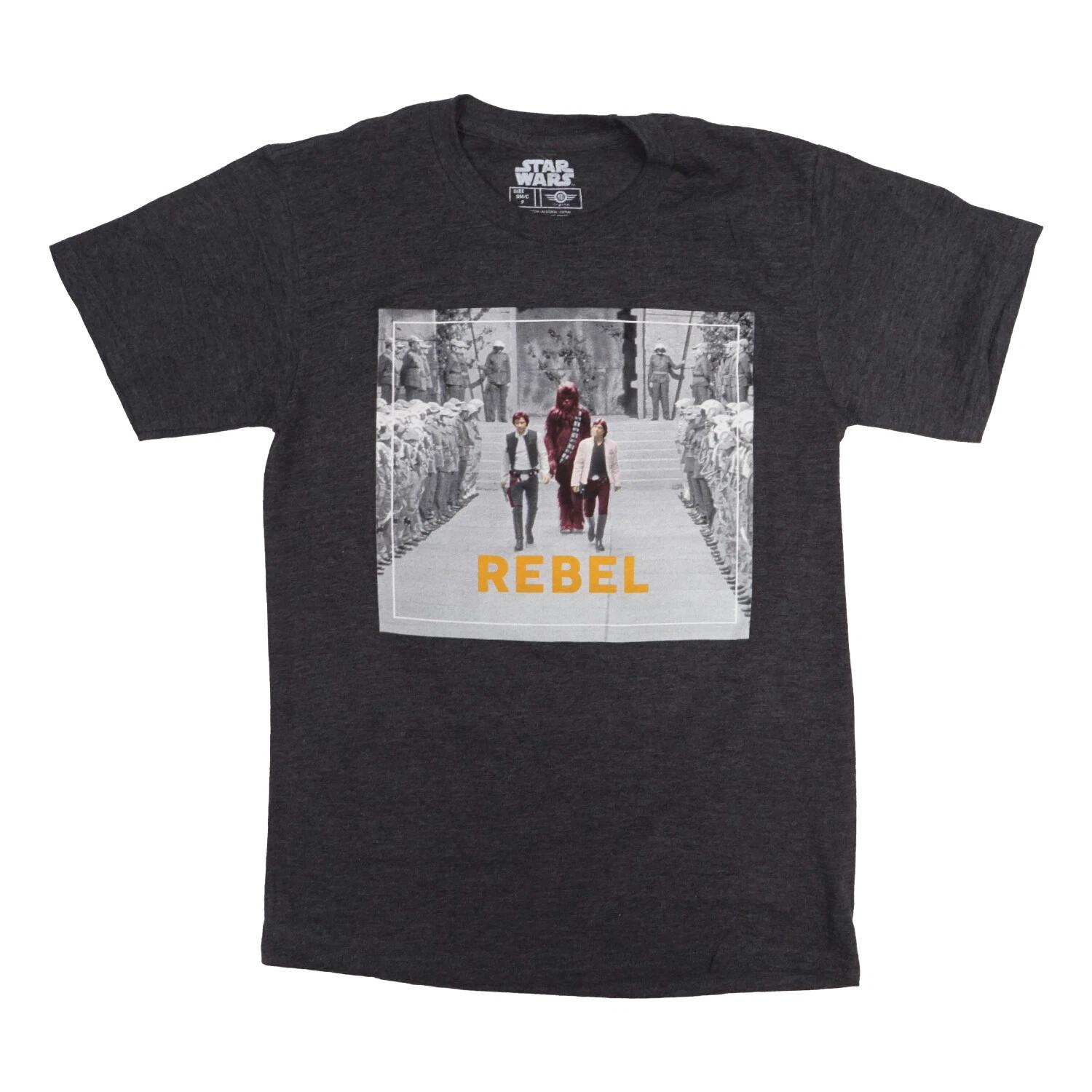 Unisex Adult Casual Graphic STARWARS REBEL T SHIRT OFFICIAL ITEM T-... L