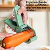 Salad Cutter Chopper Portable Manual Banana Slicer Stainless Steel Fruit Vegetable Slicer Home Kitchen Gadgets Chopping Tools
