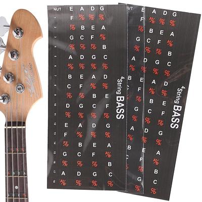 Adesivi per Tastiera e Scala di Chitarra e Basso