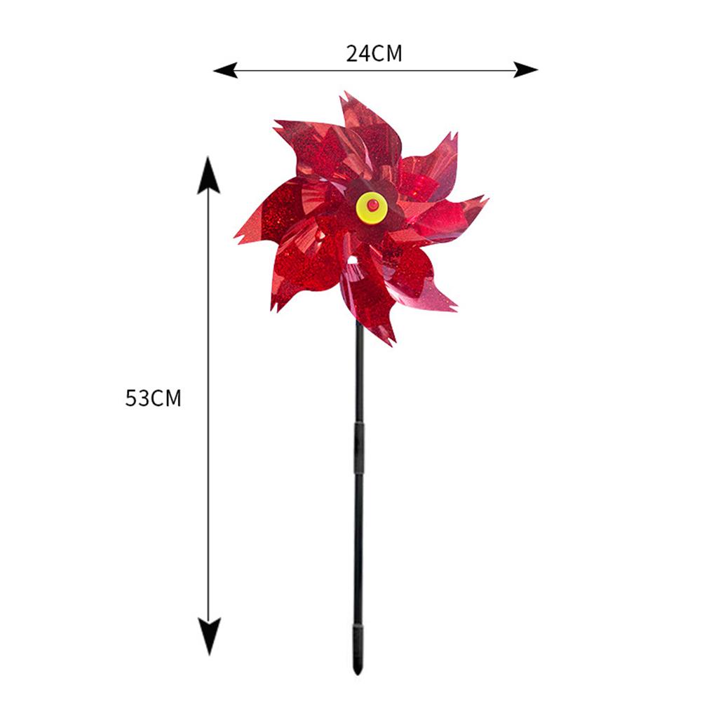 Flower Windmill Wind Spinner Stake Outdoor Decor for Your Patio and Lawn Rotating Sunflower Wind Spinner Stake Garden Decor