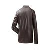 Mens Pu Leather Stand Collar Motorcycle Jacket Slim Fit Casual Outerwear